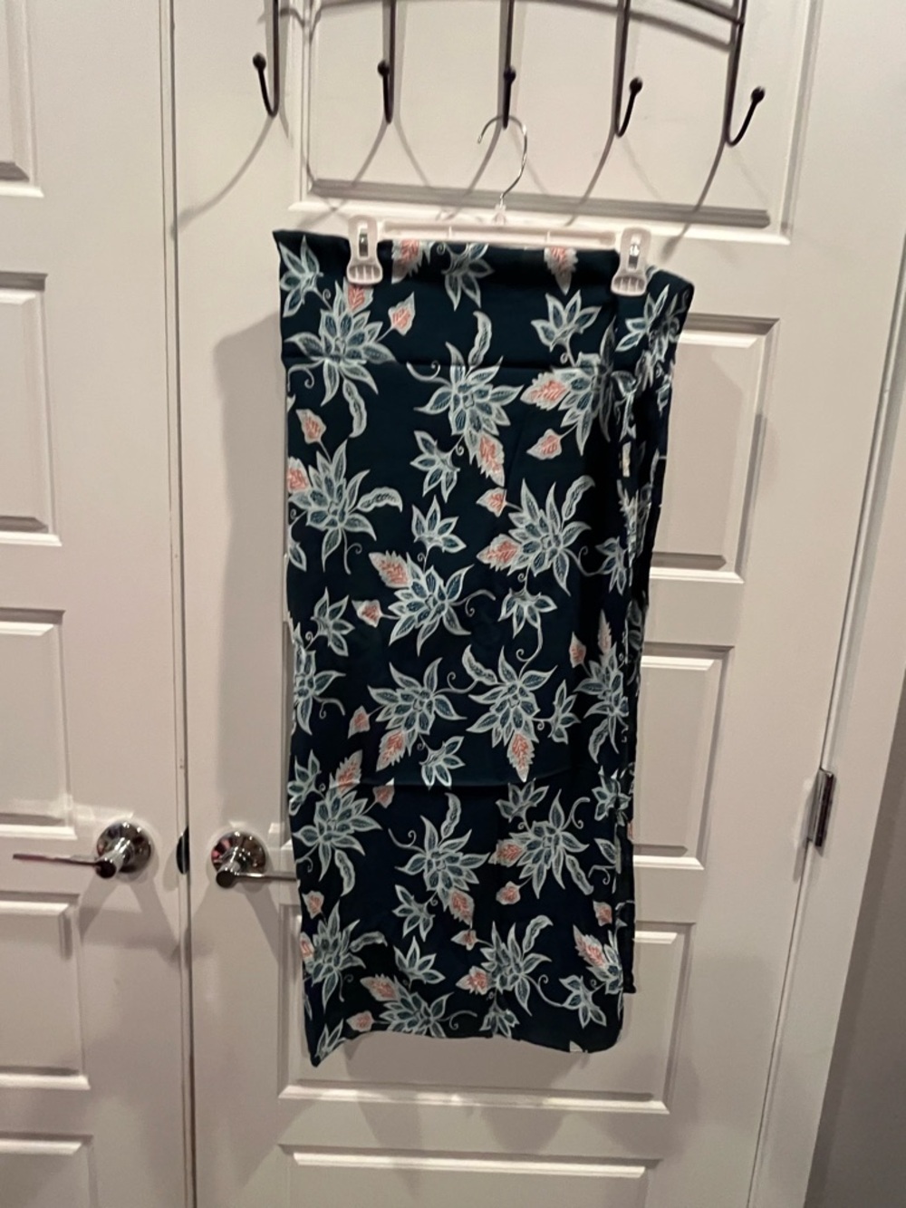 Carve Designs beach scarf or wrap in Teal, Coral, and Cream